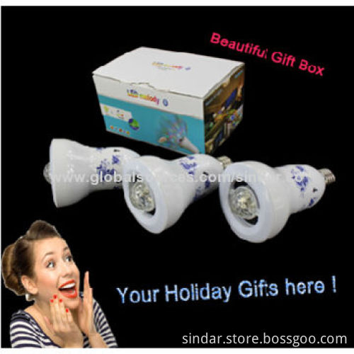 LED Melody speaker wireless led bulbs bluetooth speaker with CE and RoHs